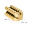 BESTYASH Eyebrow Pencil Sharpener Tool Portable Eyeliner Sharpener for Precision Dual-Sided Design Suitable for Eyebrow Pencils and Eyeliners for Cosmetic Use view 2