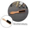 GANAZONO Beard Styling Tool Ergonomic Wooden Handle Natural Bristle Beard Brush for Grooming and Shaping Mustaches for Mens Daily Beard Care view 3
