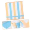 BESPORTBLE 3pcs Soft Cotton Boys and Girls Towels 13.39 Inch Striped Face Cloths Absorbent Wash Rags for Bathing for Children and Toddlers Lightweight and Comfortable view 2