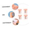 BATHVEVE Brow Pencil Sharpener Lid 4Pcs Single Hole Cosmetic Tool for Eyeliner and Brow Pens Sturdy and Rust-Resistant Makeup Accessories Random Color view 3