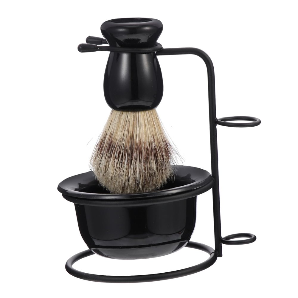 ERINGOGO 1Set Convenient Beard Shaving Brush with Wear Resistant Shaving Bowl Professional Shaving Accessory for All Beard Types Durable and Easy to
