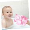 BIUDECO Cartoon Kids Shower Scrubber Gloves 2-Piece Exfoliating Bath Mitt Set Soft Body Scrubbing Gloves for Children for Gentle Exfoliation and Bath Time view 2