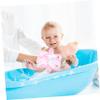 BIUDECO Cartoon Kids Shower Scrubber Gloves 2-Piece Exfoliating Bath Mitt Set Soft Body Scrubbing Gloves for Children for Gentle Exfoliation and Bath Time view 4