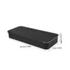 Cabilock Portable Sliding Top Tin Box Elongated Metal Case for Glasses and Cosmetics Compact Storage for Jewelry and Beauty Tools Sturdy Design Matte view 2