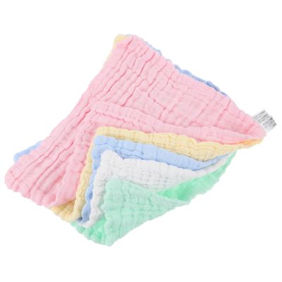 Beaupretty 10Pcs Soft Face Cloths Absorbent Wash Rags for Multi Color Washcloths for Face Washing Mouth Wiping Travel Comfortable Convenient
