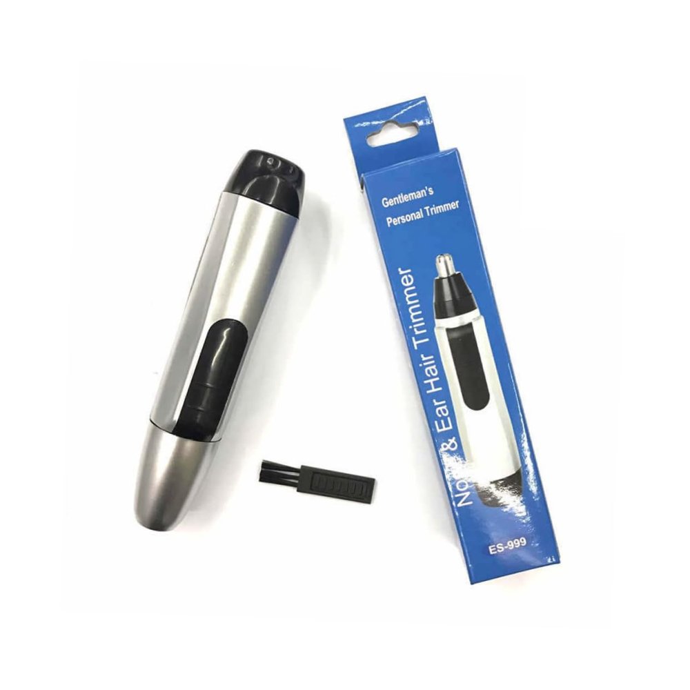 BATHVEVE Gentleman's Electric Nose and Ear Trimmer Compact Nose Hair Removal Tool for Men Precision Design Painless Hair Removal Lightweight and Easy to Use for Travel