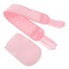BATHVEVE 2Pcs Exfoliating Bath Scrubber Soft Back Wash Gloves Pulling Strip for Spa Experience Gentle Skin Friendly Material for Smooth Skin Care and Relaxation view 1