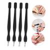 BATHVEVE 6Pcs Cuticle Pusher Dead Skin Removal Tools for Manicure Pedicure Dual Ended Nail Care Kit for Salon Home Use Essential Manicure Supplies for Beautiful Nails view 4