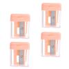 GANAZONO 4Pcs Makeup Sharpener for Eyeliner and Eyebrow Pencils Durable and Resistant Essential Cosmetic Tool for All Pencil Random Colors view 1
