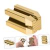 GANAZONO 4-Sided Eyebrow Pencil Sharpener Tool Dual Function Eyeliner and Brow Sharpener Compact Makeup Supplies for Precise Application view 3