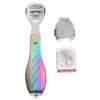 BATHVEVE Stainless Steel Folding Foot Scraper 1 Piece Callus Remover Tool for Dead Skin Removal Portable Pedicure Accessory for Men and Women at Home or Salon view 1
