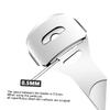 BATHVEVE Stainless Steel Folding Foot Scraper 1 Piece Callus Remover Tool for Dead Skin Removal Portable Pedicure Accessory for Men and Women at Home or Salon view 4