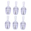 KAILIKETIY 8ml Mini Honeycomb Lip Gloss Tubes 6 Pack Empty Lip Balm Containers for DIY Cosmetics Travel Friendly view 1