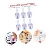 KAILIKETIY 8ml Mini Honeycomb Lip Gloss Tubes 6 Pack Empty Lip Balm Containers for DIY Cosmetics Travel Friendly view 3