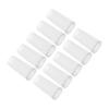 BIUDECO 10Pcs Makeup Brush Covers Durable Transparent Protective Caps for Makeup Brush Heads Reusable Holder for Travel and Home Use Easy to Clean and Maintain view 1