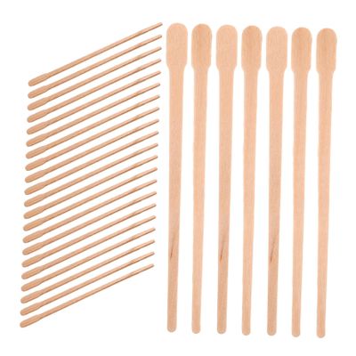 TOYZFRIENDY 100Pcs Body Wax Applicators Single Use Wooden Top Wands for Hair Removal Lightweight Sticks for Sensitive Areas for Personal Care and DIY Crafts
