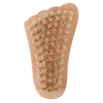 Beaupretty 1Pc Wooden Pig Bristle Nail Brush Simple Manicure Brush for Nail Art Clean Up Natural Bristles Lightweight Design for Home Salon Use