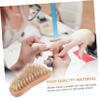 Beaupretty 1Pc Wooden Pig Bristle Nail Brush Simple Manicure Brush for Nail Art Clean Up Natural Bristles Lightweight Design for Home Salon Use view 3