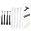 SHERCHPRY 4Sets Dermaplane Razors for Women Portable Eyebrow Trimmers and Facial Hair Removers Safe Gentle Blades for Precise Hair Removal Travel Friendly Design view 3