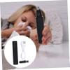 BATHVEVE 1Pc USB Rechargeable Nose Hair Trimmer Multi Function Ear Nose Hair Clipper Lightweight Portable Grooming Tool for Home Use Comfortable Non Slip Handle view 2