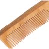 GANAZONO 1Pc Portable Wooden Folding Beard Comb with Leather Case Durable Hair Styling Brush for Men Smooth Surface Promotes for Friends and Lovers view 2