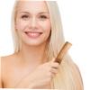 GANAZONO 1Pc Portable Wooden Folding Beard Comb with Leather Case Durable Hair Styling Brush for Men Smooth Surface Promotes for Friends and Lovers view 4