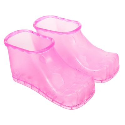 Massage Foot Bath Shoes, Size 42 Pair, Plastic Sole Design for Sauna