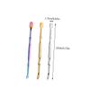 BATHVEVE 6Pcs Cuticle Remover Ergonomic Nail and Trimmers for Dead Skin Care Portable Manicure Tools for Easy Nail Grooming view 2