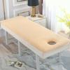 Yellow,190 * 70cm(S),LDLCYCN Massage Table Pad Lamb Wool Comfortable Massage Bed Pad with Elastic Band Non-Slip Thicken Massage Table Mattress Topper with Hole Lash Bed Pad for SPA Beauty Salon view 1