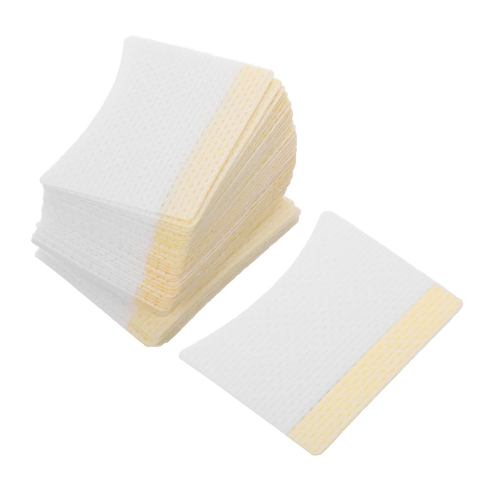 Healeved 40pcs Organic Cotton Eye Makeup Remover Pads for Eyelash Extension Removal Soft Facial Cotton Rounds for Skincare and Nail Care Gentle Wipes for Sensitive Skin