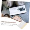 Healeved 40pcs Organic Cotton Eye Makeup Remover Pads for Eyelash Extension Removal Soft Facial Cotton Rounds for Skincare and Nail Care Gentle Wipes for Sensitive Skin view 3