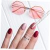 BATHVEVE 100Pcs Dual Sided Cuticle Pusher Tool Durable Nail Art Tools for Professional DIY Use Ergonomic Non Slip Grip for Nail Care and Cuticle Cleaning view 3