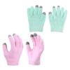 BATHVEVE 2Pairs Touch Screen Moisturizing Gloves for Hand Care Essential Oil Infused Spa Gloves for Home Salon and Spa Use Prevent Dry Cracked Skin with Comfort and Style view 1