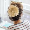 EXQUIMEUBLE Curly Bun Hair Piece 2Pcs Synthetic Messy Bun Extensions for Women Elastic Band Wavy Ponytail Hair Ties for Casual and Formal Occasions view 2