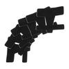 Black Toe Protector Patches Adjustable Support 6pcs for Sports, Precut view 1