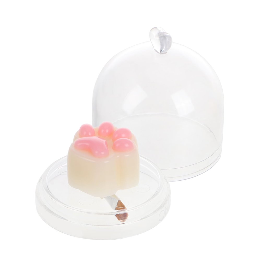 BATHVEVE Cute Cat Paw Shape Color Changing Lip Cream Autumn Moisturizing Lip Balm for Hydrated Lips Enhances Lip Makeup Unique Shade Adapts to Body Temperature for Chapped Lips