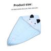 PartyKindom 3Pcs Cartoon Hair Drying Wrap Fast Drying Hair Care Cap for Women Super Absorbent Fleece Towel with Button for Home Travel Bath Spa Use view 2