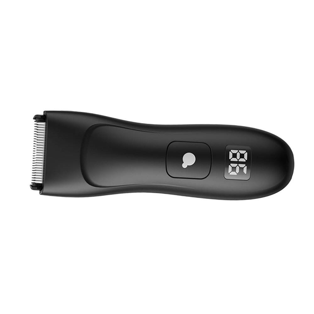 PartyKindom Portable Body Groin Hair Trimmer USB Rechargeable Electric Trimmer for Men for Travel