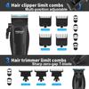 HIENA PRO Hair Clippers for Men Professional, Cordless Barber Clipper T-Blade Beard/Hair Trimmer Electric Razor Foil Shaver Set, Men's Hair Cutting Kit with LED Display, Barber or Home Use view 2