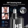 HIENA PRO Hair Clippers for Men Professional, Cordless Barber Clipper T-Blade Beard/Hair Trimmer Electric Razor Foil Shaver Set, Men's Hair Cutting Kit with LED Display, Barber or Home Use view 4