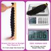 Topnormantic Human Braiding Hair for Boho Braids, 12A #99j Boho Hair for Braiding Knotless Curly Burgundy 100g Unprocessed Brazilian Virgin Bulk Human Hair Tangle-Free Deep Wave Bohemian Braid 22 Inch view 4