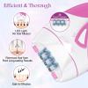 Epilator for Women, Smooth Glide Facial Hair Remover with 2 Speed & LED Light, Rechargeable Cordless Electric Epilator for Face, Bikini, Underarms, Arms, and Legs, Painless & Portable view 3