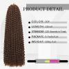 Passion Twist Hair 12 Inch 8 Packs Water Wave Crochet Hair Bohemian Braiding Hair for Boho Locs Pre Looped Crochet Braids Hair for Black Women 30# view 2