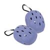 CALLARON 2pcs Silicone Makeup Sponge Holders Portable Powder Puff Storage Case for Travel Macaron Color Design Easy to Carry Makeup Puff Holder view 1