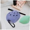 CALLARON 2pcs Silicone Makeup Sponge Holders Portable Powder Puff Storage Case for Travel Macaron Color Design Easy to Carry Makeup Puff Holder view 2