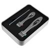 CALLARON 3Pcs Stainless Steel Nail Clippers Set Ergonomic Design with Double Curved Edges for Men Women Durable Nail Cutter Files for Professional Manicure view 1