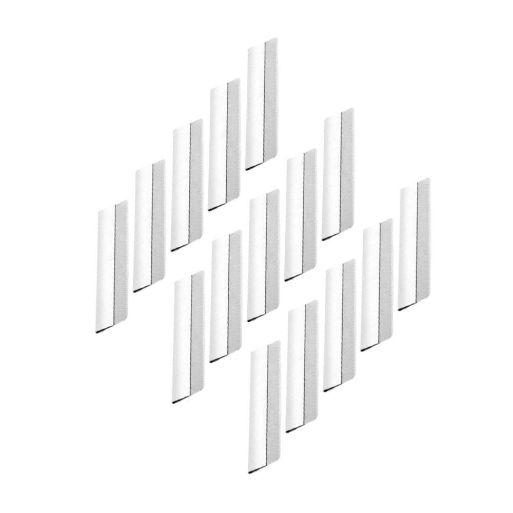 SHERCHPRY 100Pcs Eyebrow Trimming Tools Stainless Steel Single Eyebrow Razors for Facial Hair Removal Safe Protective Mesh Design Easy to Use for Home Professional Grooming