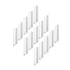 SHERCHPRY 100Pcs Eyebrow Trimming Tools Stainless Steel Single Eyebrow Razors for Facial Hair Removal Safe Protective Mesh Design Easy to Use for Home Professional Grooming view 1