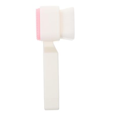 Beaupretty Double Sided Facial Cleansing Brush Soft Bristle Face Wash Tool for All Skin Types Travel Friendly Exfoliating Accessory for Makeup Removal and Daily Cleansing