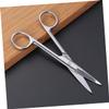 MUCKLILY Stainless Steel Eyebrow Trimming Scissors for Women Makeup Tweezer Nose Hair Scissors Curved for Beauty view 2